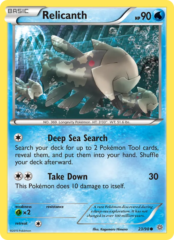 Relicanth 23/98 Ancient Origins