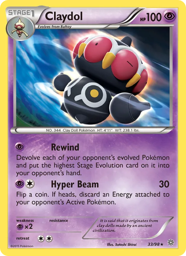 Claydol 33/98 Ancient Origins