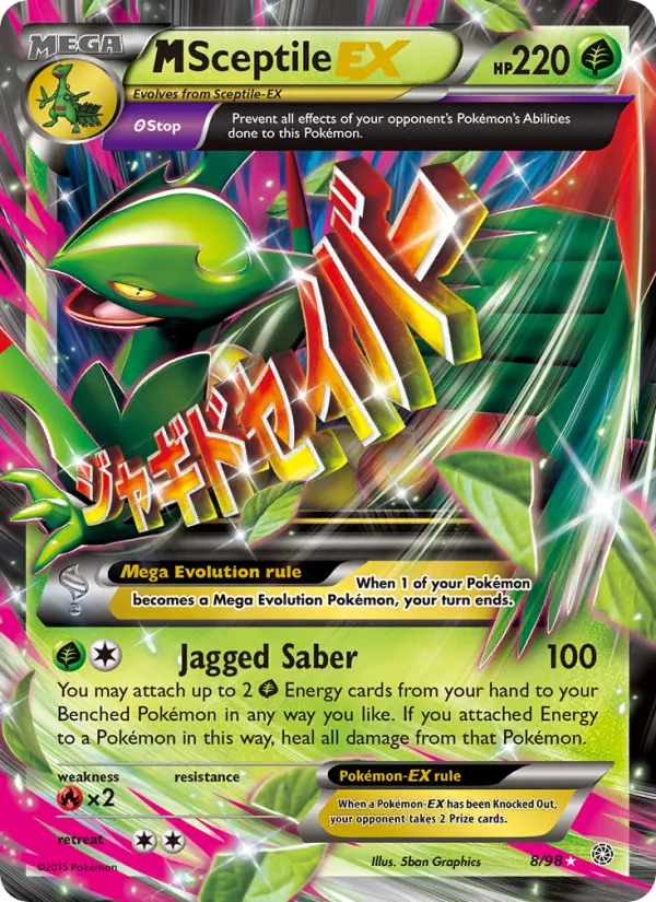 M Sceptile EX 8/98 Ancient Origins