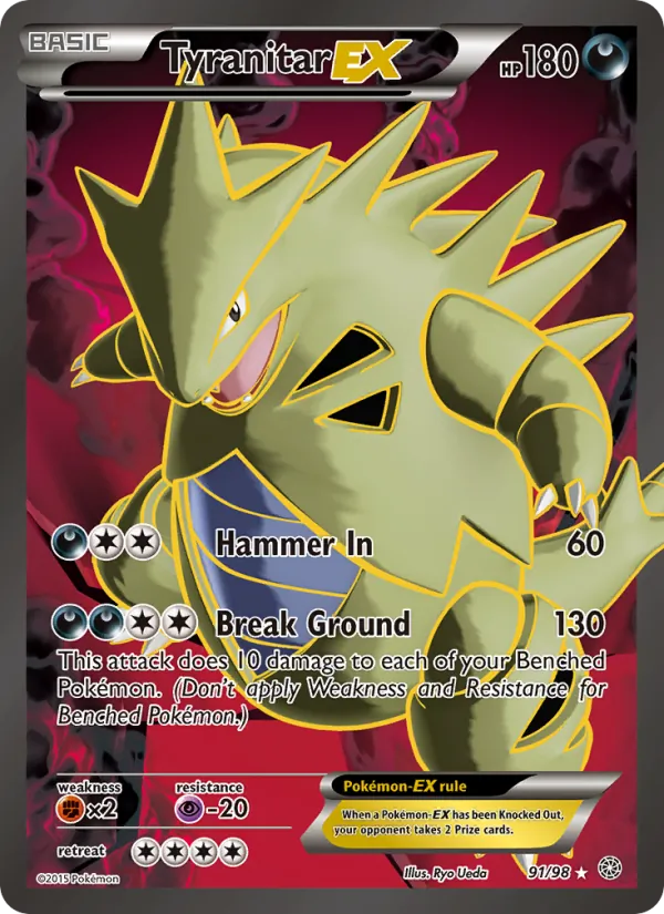 Tyranitar EX 91/98 Ancient Origins