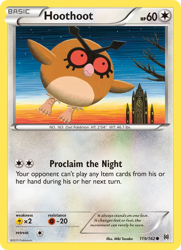 Hoothoot 119/162 BREAKthrough