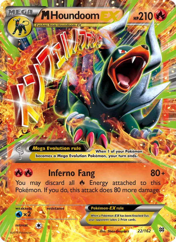 M Houndoom EX 22/162 BREAKthrough