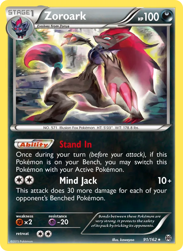 Zoroark 91/162 BREAKthrough
