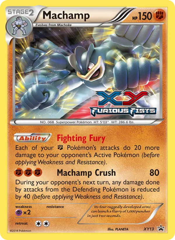 Machamp XY13 XY Black Star Promos