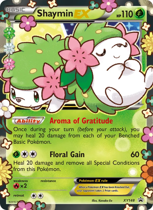 Shaymin EX XY148 XY Black Star Promos