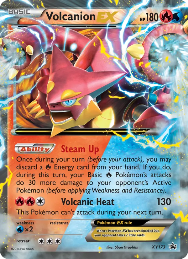 Volcanion EX XY173 XY Black Star Promos
