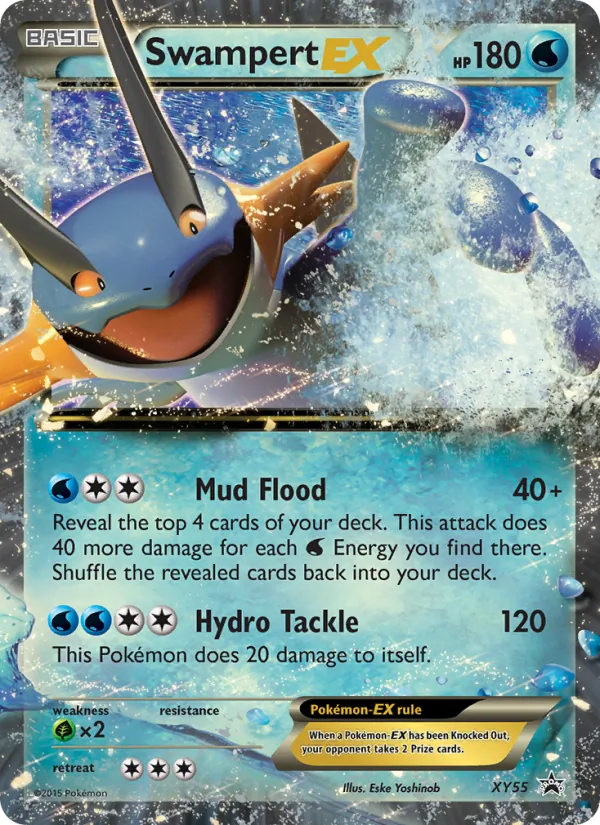 Swampert EX XY55 XY Black Star Promos