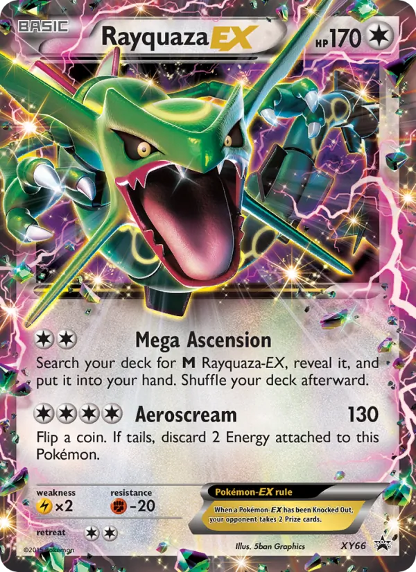 Rayquaza EX XY66 XY Black Star Promos