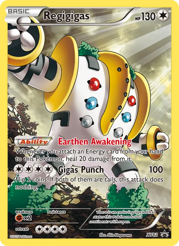 Regigigas XY82 XY Black Star Promos